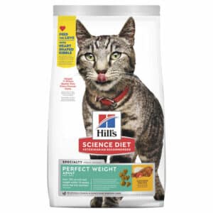 hill's science diet adult perfect weight dry cat food
