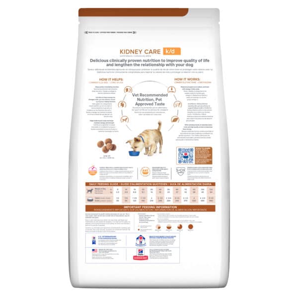 hill's prescription diet k/d kidney care dry dog food 3.85kg