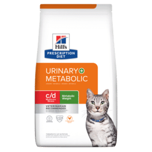 hill's prescription diet c/d multicare stress + metabolic + urinary weight care dry cat food chicken 2.88kg