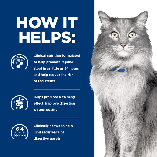 52742024554-10 hill's prescription diet gastrointestinal biome digestive/fibre care dry cat food 1.8kg