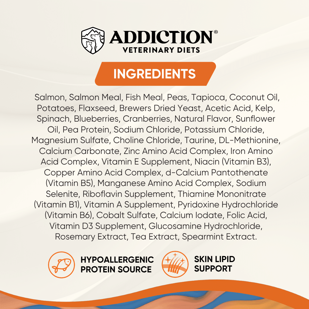 9 addiction veterinary diets hypoallergenic salmon dry dog food