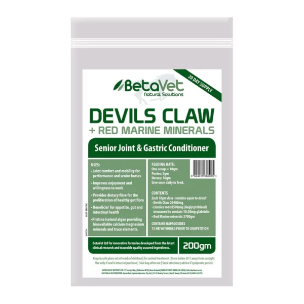 betavet devils claw + red marine minerals