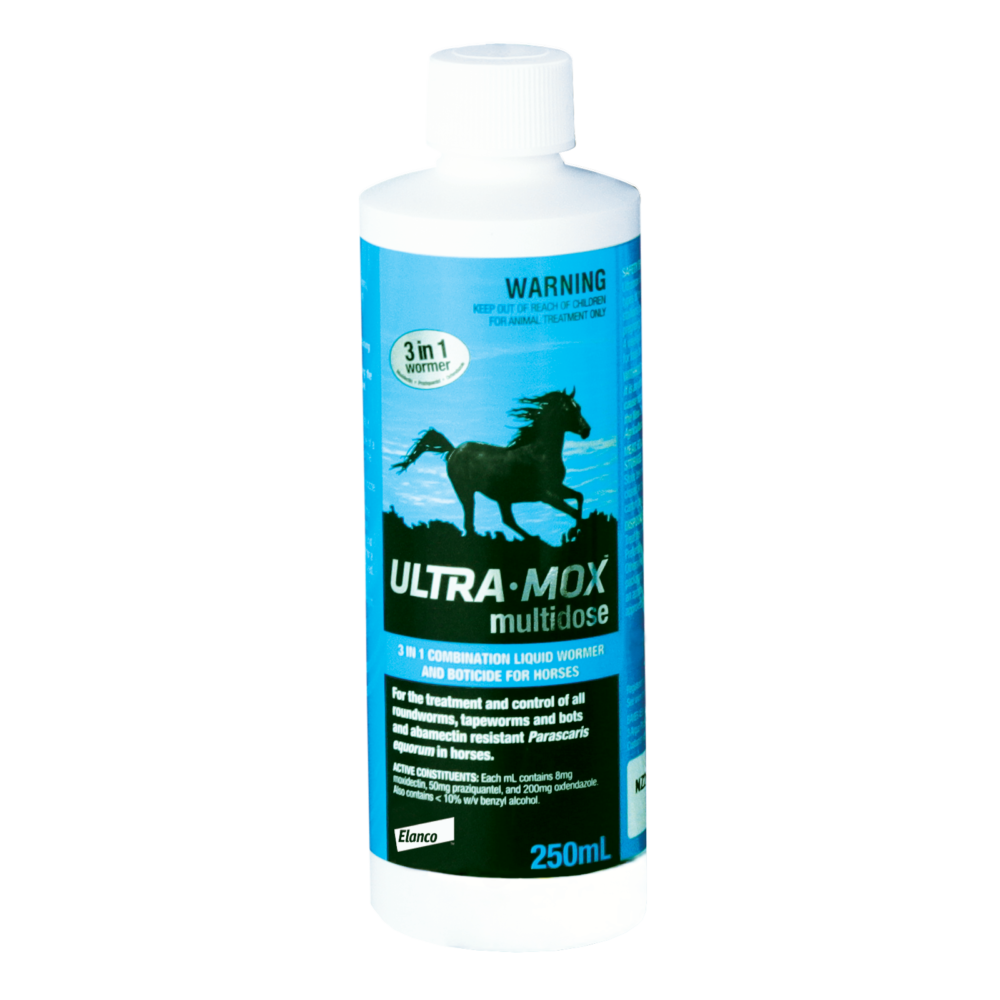 Ultramox Wormer 250ml Multidose Buy Online from Vet Post NZ Fast