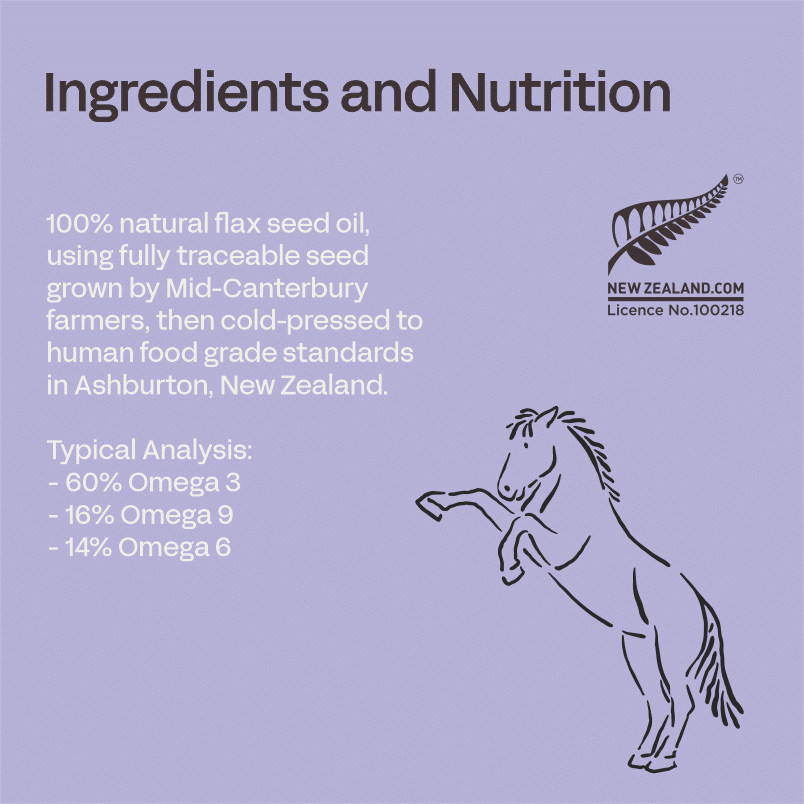 Equine flax seed oil ingredients flax seed oil for horses