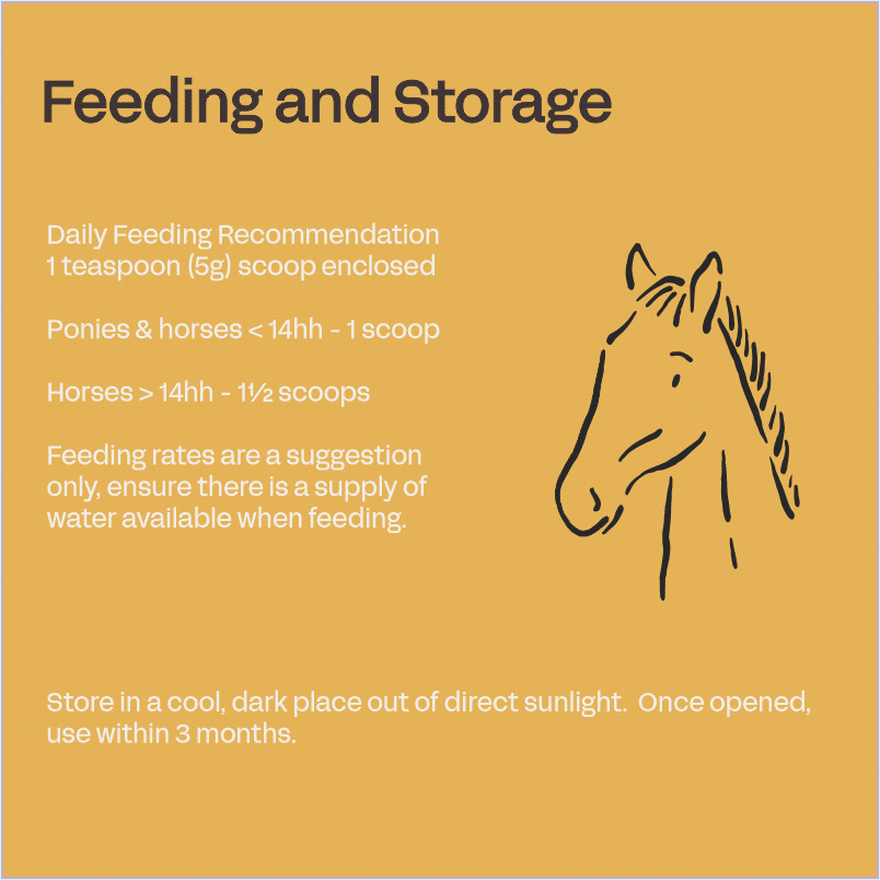 Equine mussel powder feeding and storage fourflax equine mussel powder 400g