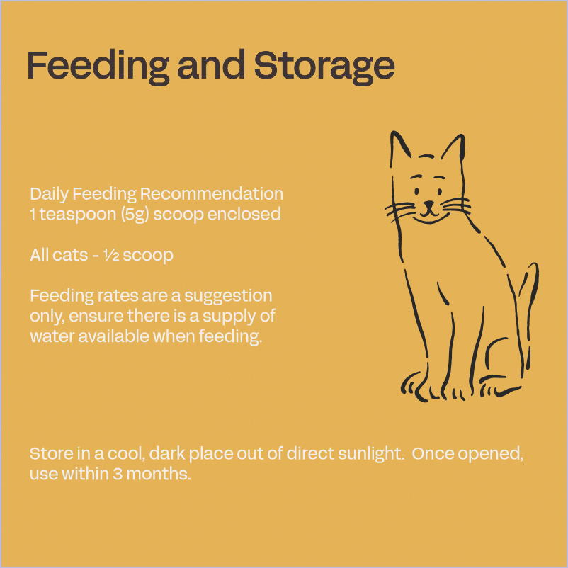 Feline mussel powder feeding and storage fourflax feline mussel powder 150g