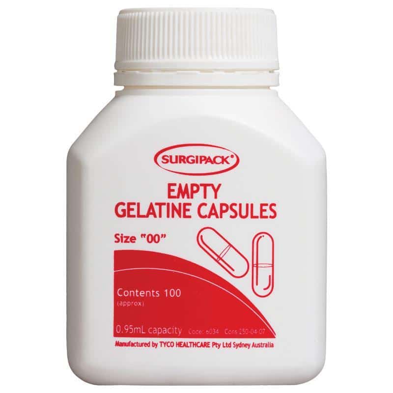 Empty Gelatine Capsules x 100 Buy Online from Vet Post NZ Fast Delivery
