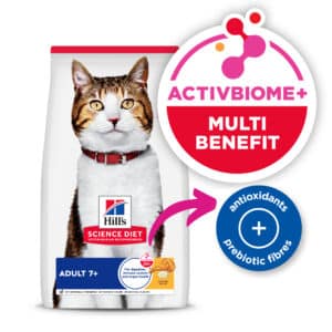 hill's science diet adult 7+ senior dry cat food