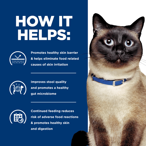 Hill's Prescription Diet zd SkinFood Sensitivities Canned Cat Food 24x156g-12 hill's prescription diet z/d skin/food sensitivities canned cat food 156g