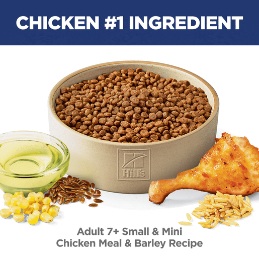 Hill's Science Diet Adult 7+ Senior Small & Mini Chicken & Brown Rice Recipe Dry Dog Food 1.5kg-12 hills science diet adult 7+ senior small & mini chicken & brown rice recipe dry dog food 1.5kg