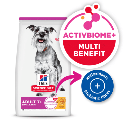 Hill's Science Diet Adult 7+ Senior Small & Mini Chicken & Brown Rice Recipe Dry Dog Food 1.5kg-9 hills science diet adult 7+ senior small & mini chicken & brown rice recipe dry dog food 1.5kg