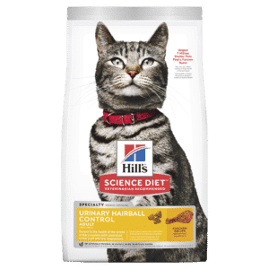 hill's science diet adult urinary hairball control dry cat food
