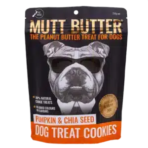 mutt butter pumpkin & chia cookies 250g
