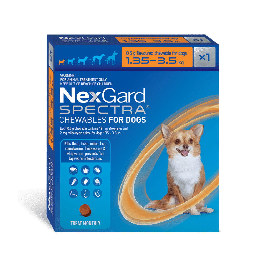 nexgard spectra 1.35 3.5kg single