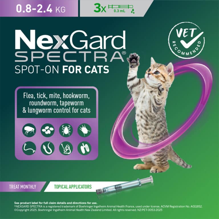Nexguard Small NexGard Spectra for Small Cats (0.8-2.4kg) | 3-Pack | Vetpost