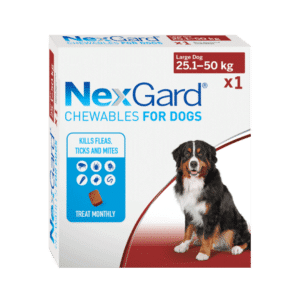 nexgard dog chew large 25 50kg single