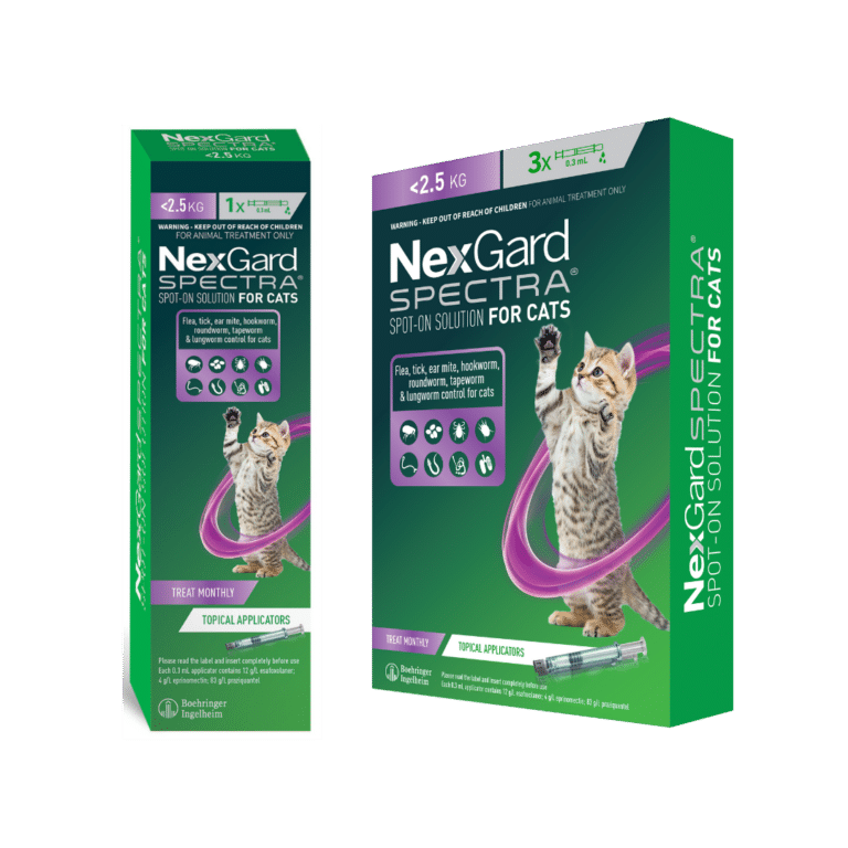 Nexguard Small NexGard Spectra for Small Cats (0.8-2.4kg) | 3-Pack | Vetpost