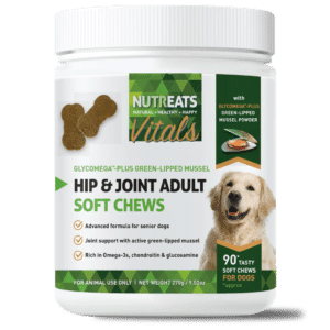 nutreats hip & joint adult soft chews for dogs 270g
