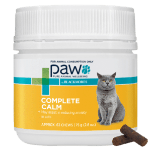 paw complete calm for cats 75g supplement vet post