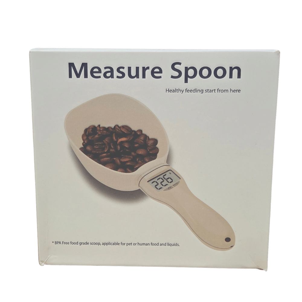 Pet-food-digital-measure-scoop digital pet food measuring spoon with built in scale 800g
