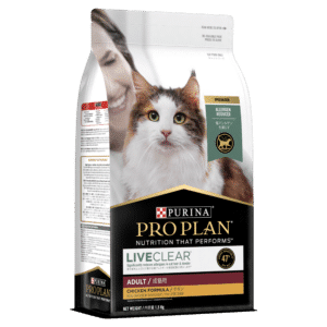 proplan feline liveclear adult 3kg