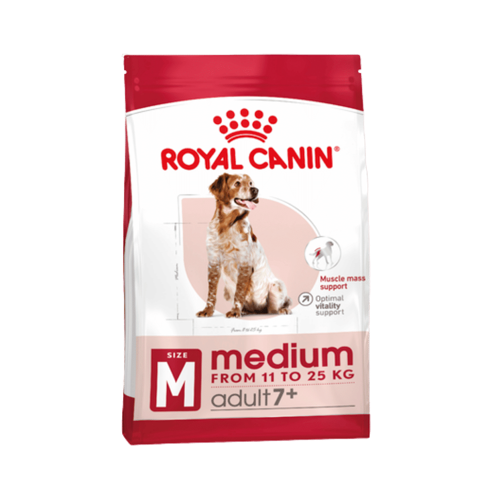royal canin medium adult 7+ dry dog food