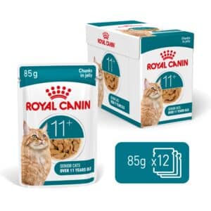 royal canin ageing 11+ adult wet cat food jelly
