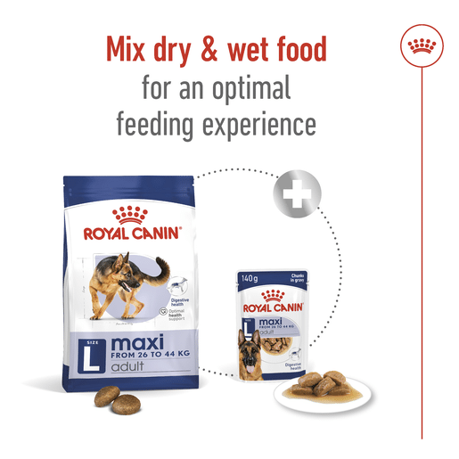 ROYAL CANIN® Maxi Adult Dry Dog Food -12 royal canin maxi adult dry dog food 15kg