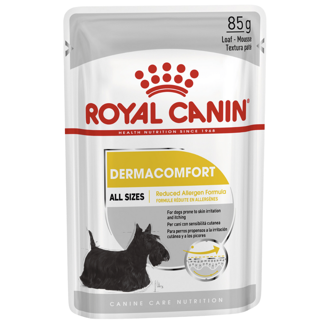 royal canin dermacomfort loaf 85g pouches box of 12
