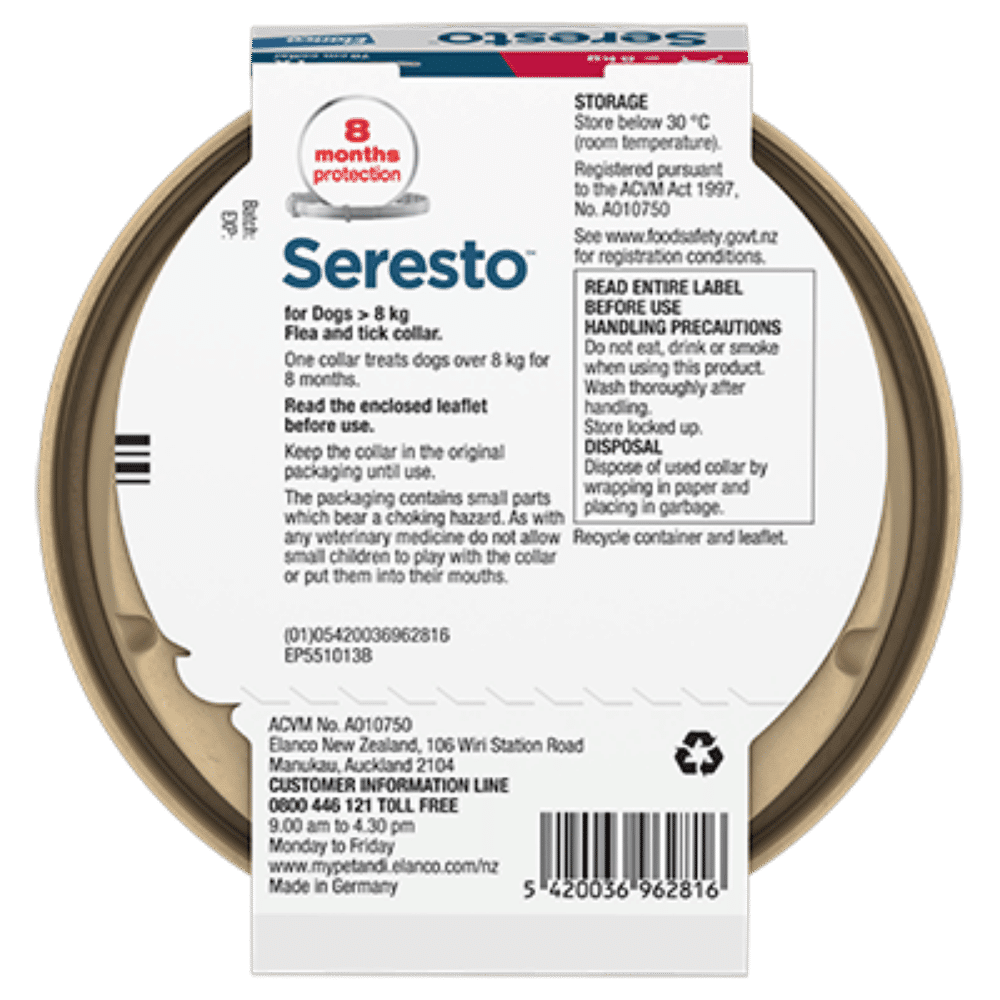 Seresto Large Dog Flea Collar (1) seresto collar dog large