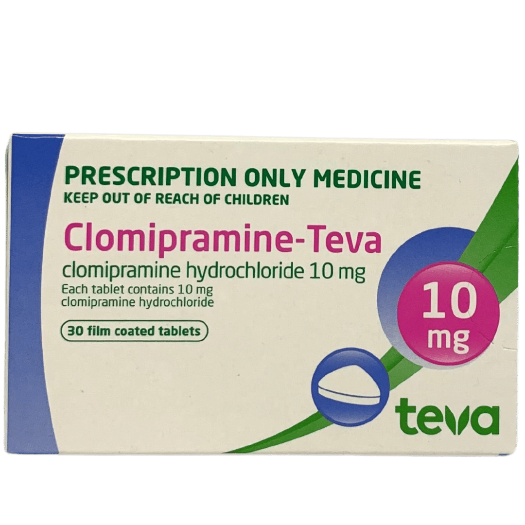 clomipramine 10mg tablets x 30