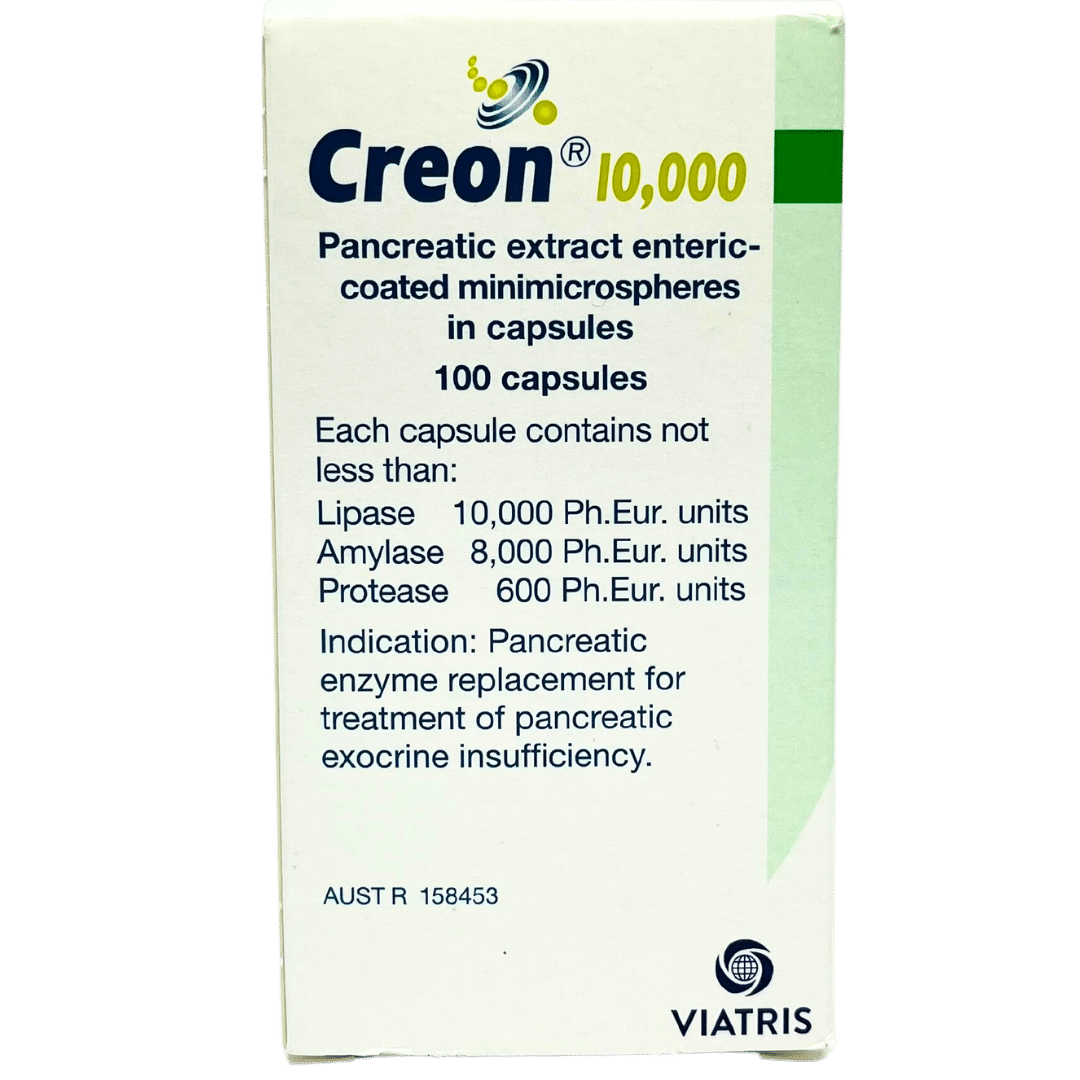creon 2500 capsules x 100