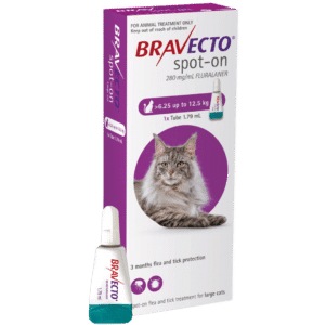 bravecto spot on for large cats >6.5 12.5kg