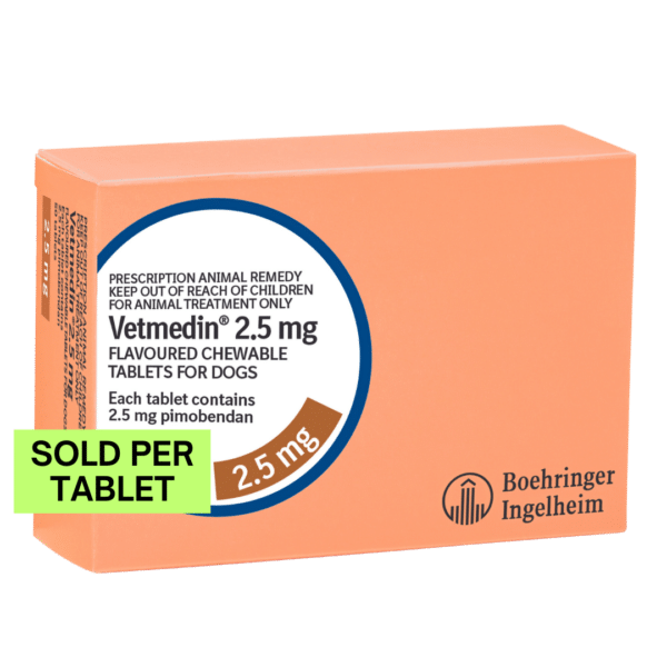 vetmedin chewable 2.5mg tablets each