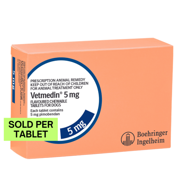 vetmedin chewable 5mg tablets each