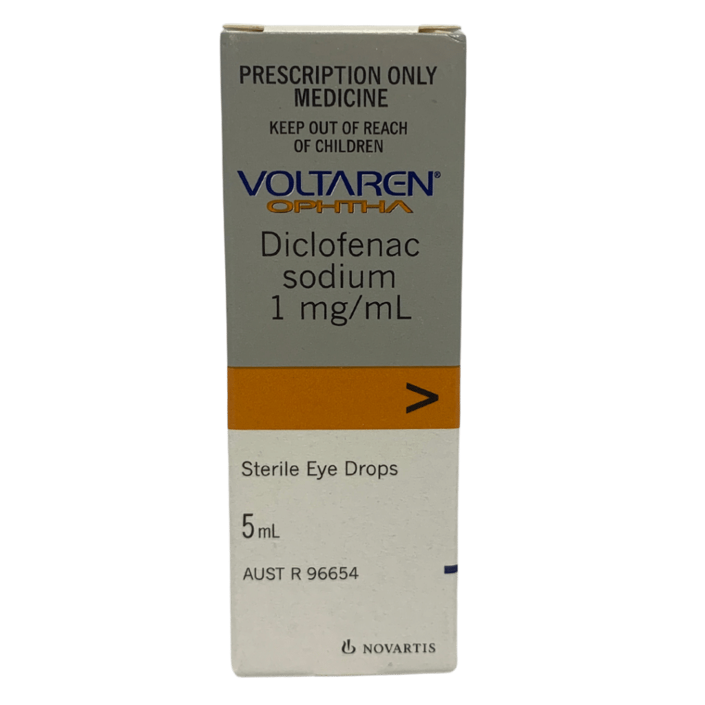 Voltaren Optha 0.1 Eye Drops 5ml Buy Online from Vet Post NZ Fast