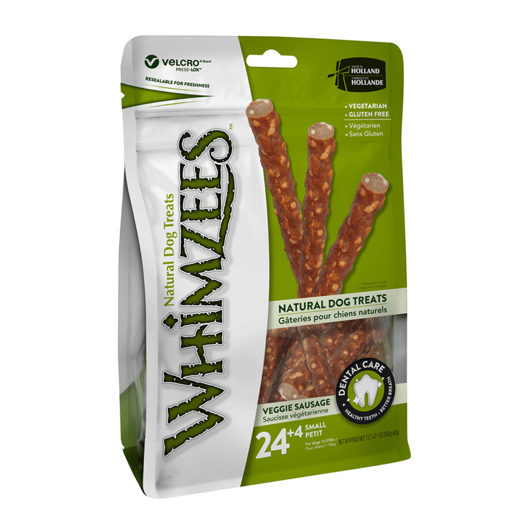 Whimzees Veggie Sausage Dental Treat Buy Online from Vet Post
