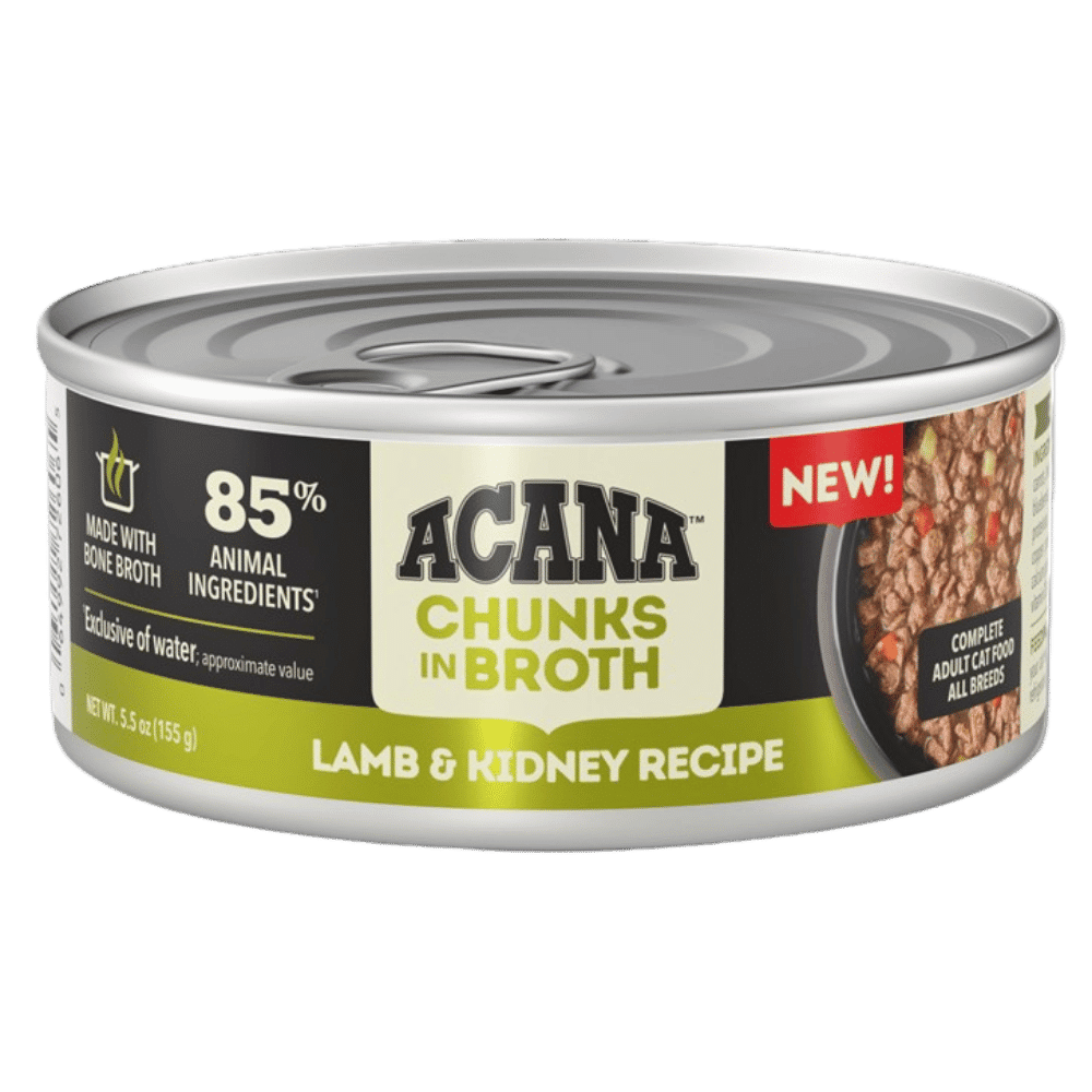 acana chunks in broth lamb & kidney 155g