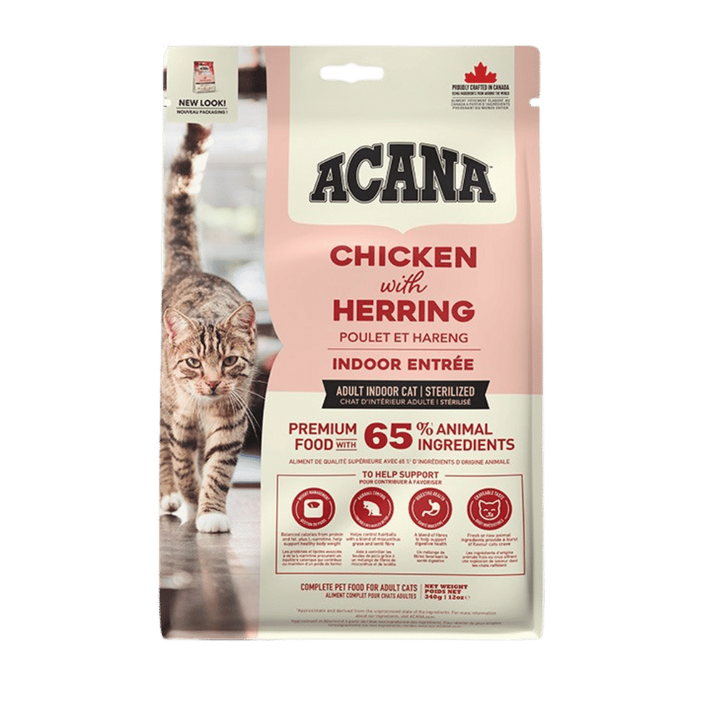 acana indoor entree cat food