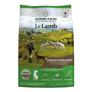 addiction le lamb dry dog food 15kg