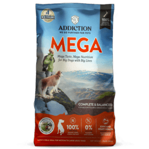 addiction mega grain free dog food 20kg