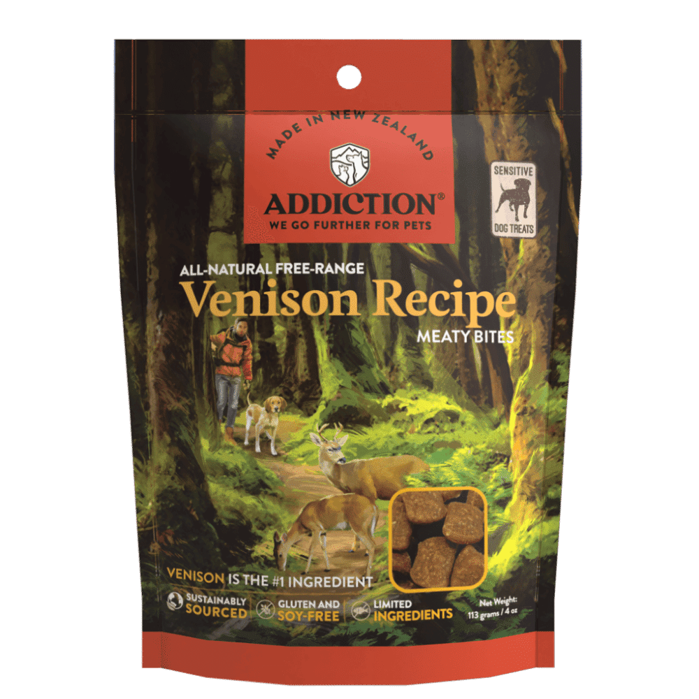 addiction meaty bites venison 113g