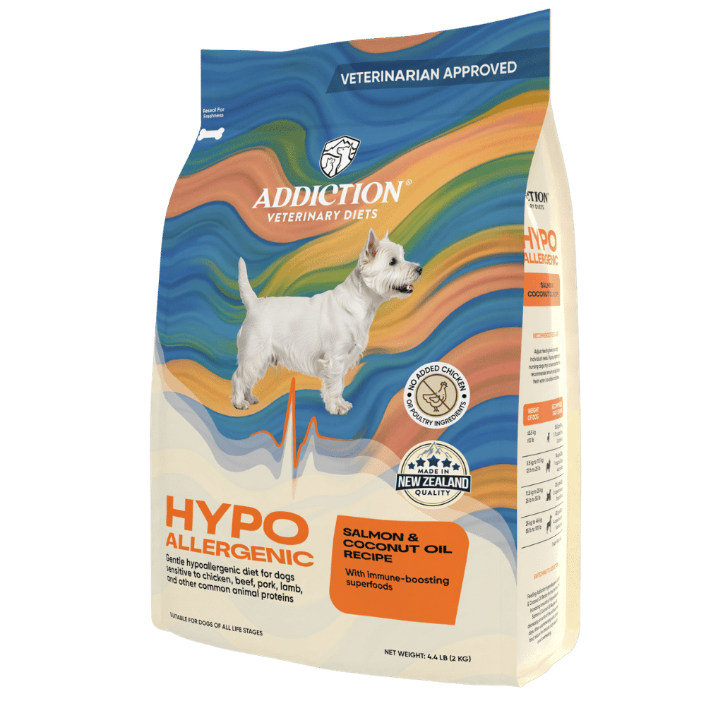 addiction-veterinary-diet-hypoallergenic-salmon-dry-dog-food nutri rx hypoallergenic salmon recipe for dogs