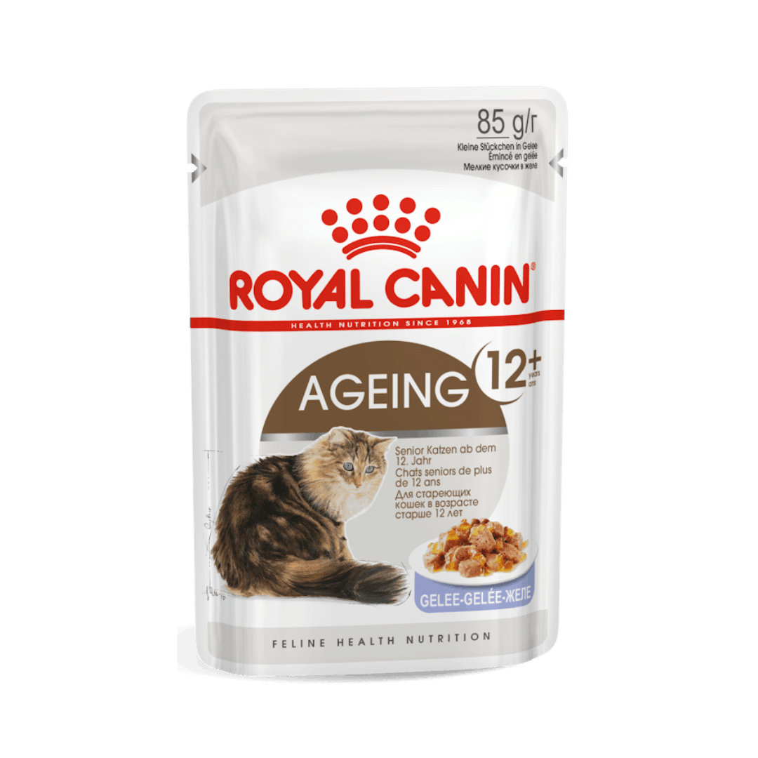 Royal Canin Cat Senior Ageing 12+ Pouches 85g - Box of 12 | Buy