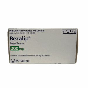 bezalip (bezafibrate) 200mg tablets x 90