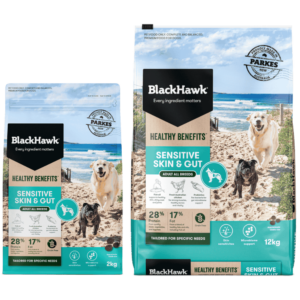 black hawk dog healthy benefits sensitive skin & gut