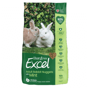 burgess excell adult rabbit food with mint