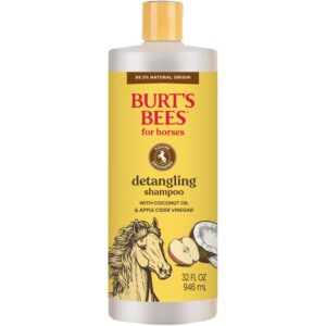 Burt's Bees for Horses Detangling Shampoo 946ml bottle with coconut oil and apple cider vinegar