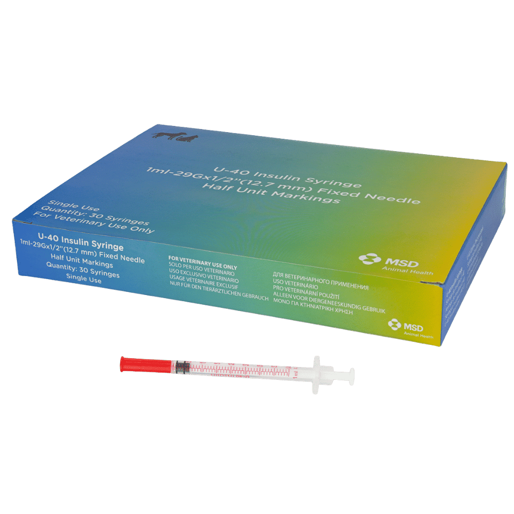 caninsulin syringe 1.0ml u 40 (msd) x 30