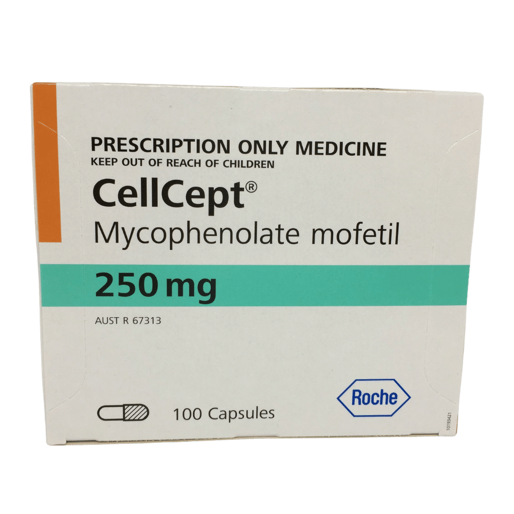 cellcept 250mg capsules 100 pack